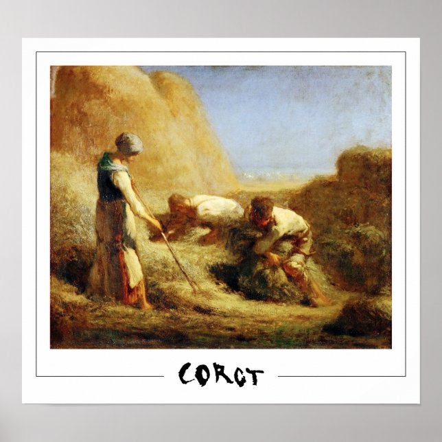 Poster Jean-Baptiste-Camille Corot Zedign Cartaz de Arte  (Frente)