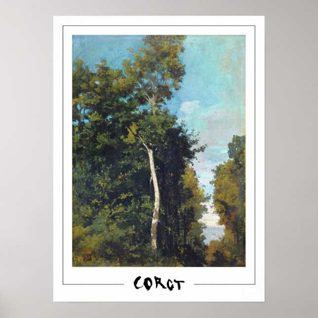 Poster Jean-Baptiste-Camille Corot Zedign Cartaz de Arte  (Frente)