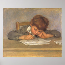 Póster Jean Desenho por Pierre Renoir, Arte Fino Vintage