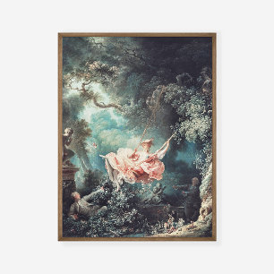 Poster Jean-Honoré Fragonard The Swing Painting Art Impre