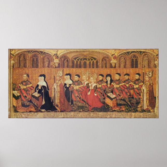 Póster Jean I Jouvenel des Ursins com sua esposa (Frente)