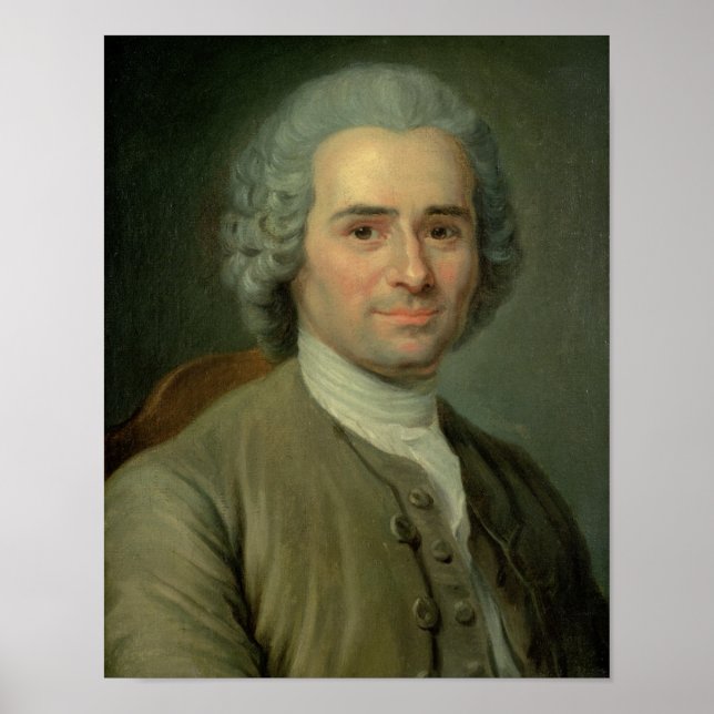 Póster Jean-Jacques Rousseau (Frente)