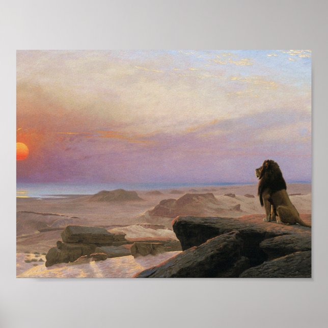 Poster Jean-Leon Gerome - As Duas Maiorias (Frente)