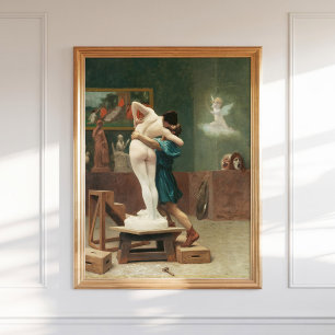 Poster Jean-Leon Gerome Pygmalion e Galatea 1890 Art