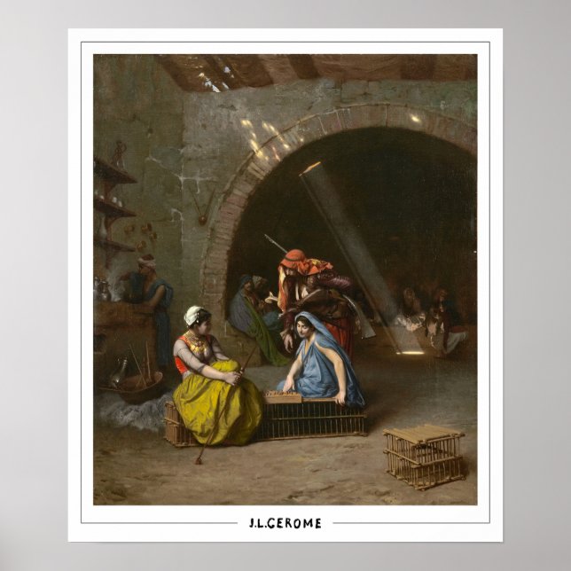 Poster Jean-Léon Gérôme Zedign Cartaz de Arte #18 (Frente)