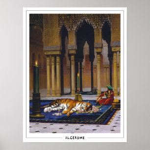 Poster Jean-Léon Gérôme Zedign Cartaz de Arte #28