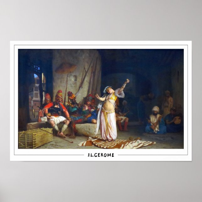 Poster Jean-Léon Gérôme Zedign Cartaz de Arte #87 (Frente)
