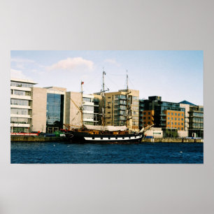 Póster Jeanie Johnson, nave irlandesa de altura Famine