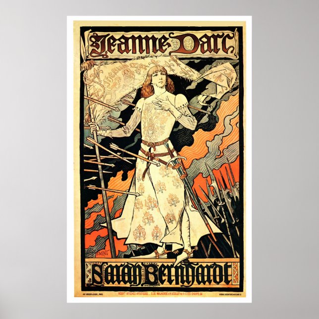 Póster Jeanne D'arc (Frente)