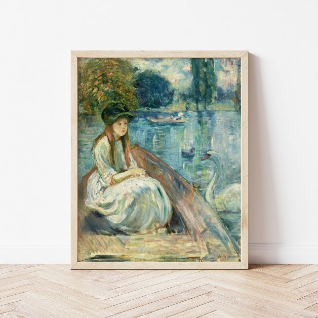 Poster Jeanne Fourmanoir Sur le Lac | Berthe Morisot (Criador carregado)