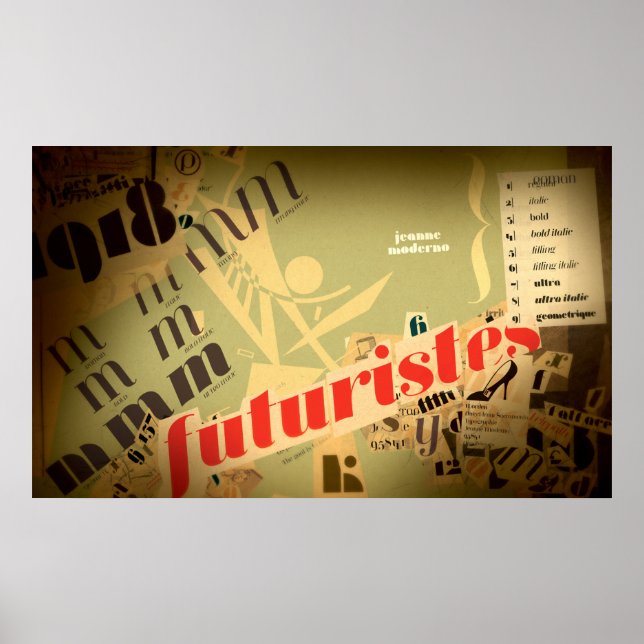 Poster Jeanne: Futuristas (Frente)