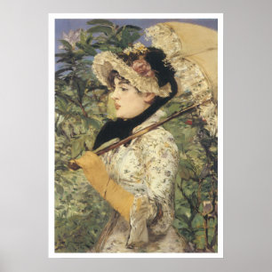 Póster Jeanne: Primavera, Edouard 1881 Manet