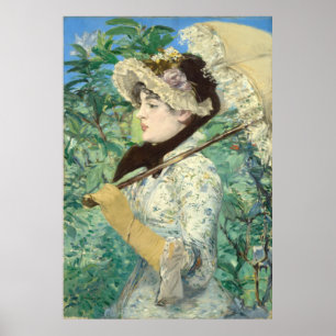 Poster Jeanne (Primavera) Edouard Manet