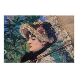 Póster Jeanne (Primavera) Por Édouard Manet
