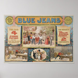 Poster Jeans azuis, por Joseph Arthur