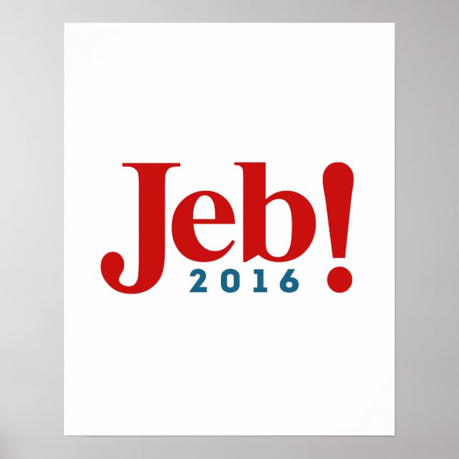 Póster Jeb! 2016 (Frente)