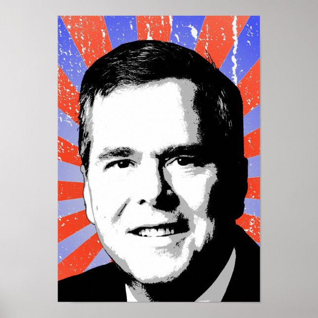Póster Jeb Bush Retrato (Frente)