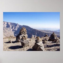 Poster Jebel Shams - Sultanato de Omã