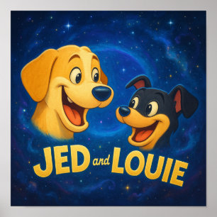 Poster "Jed & Louie"