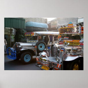 PÓSTER JEEPNEY. FILIPINO