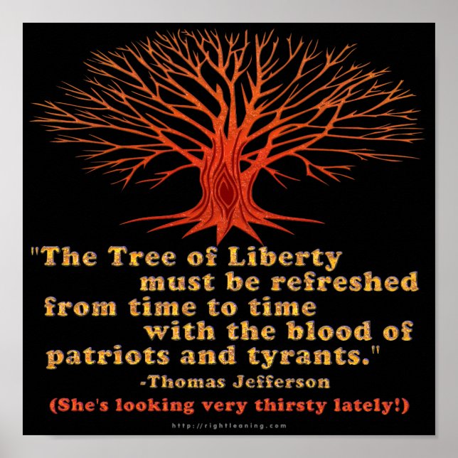 Poster Jefferson Tree of Liberty (Frente)
