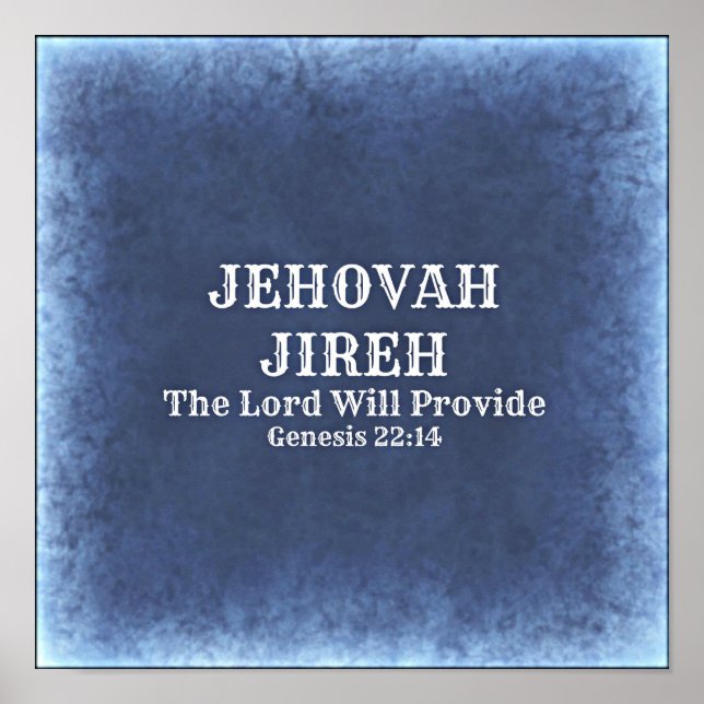 Poster Jehovah Jireh (Frente)