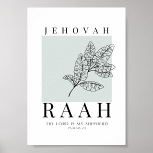 Poster Jehovah Raah Imprimível