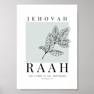 Poster Jehovah Raah Imprimível