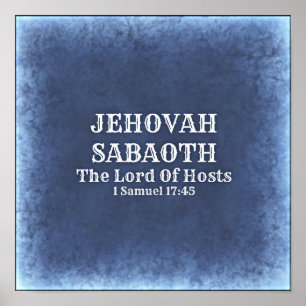 Póster Jehovah Sabaoth