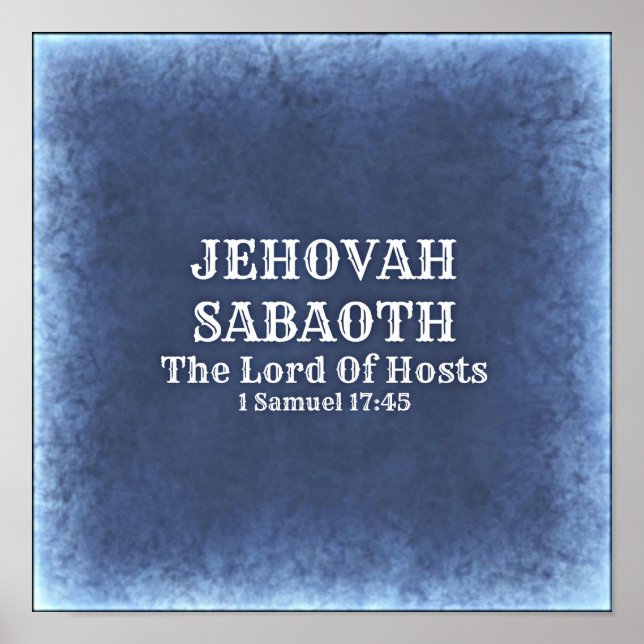 Póster Jehovah Sabaoth (Frente)