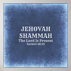 Poster Jehovah Shammah