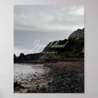 Poster Jeju - Ilha de Jeju - Ilha da Coreia do Sul - 제 주