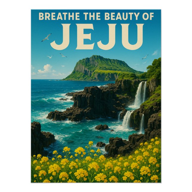 Póster Jeju Island Paradise (Frente)