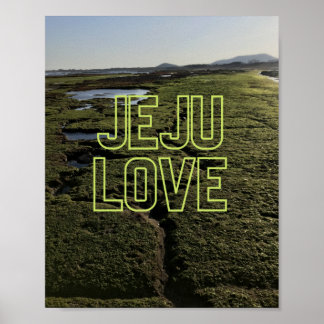 Poster Jeju Love - Jeju - Ilha de Jeju - Coreia do Sul