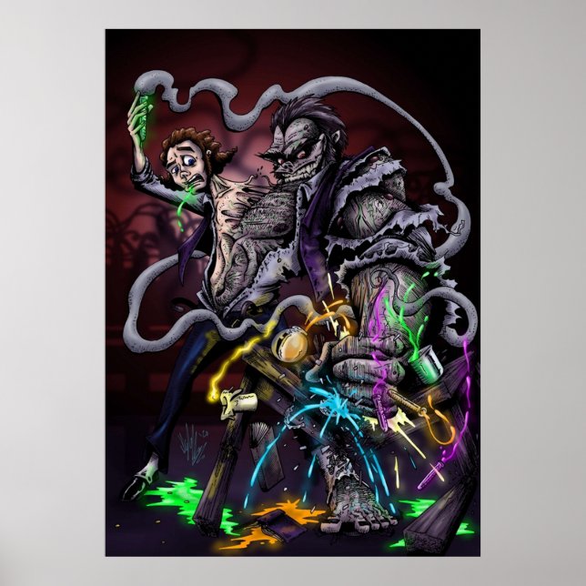 Poster Jekyll e Hyde (Frente)