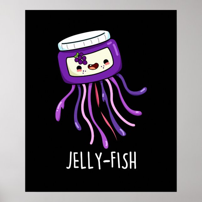 Poster Jelly Jar Pun Dark BG (Frente)