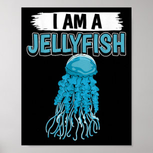 Poster Jellyfish Cote Eu Sou Um Peixe-Gato