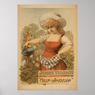 Póster Jennie Yeamans "Our Jennie"