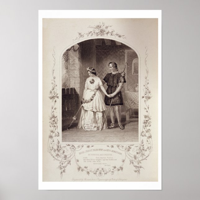 Poster Jenny Marston como Perdita e F. Robinson a (Frente)