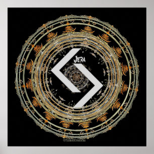 Poster ☼JERA - Rune do ☼ do tempo