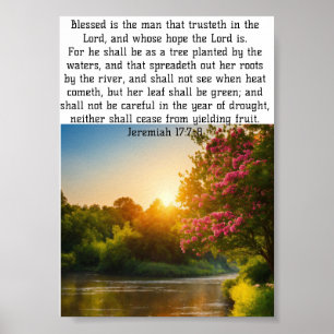Poster Jeremiah 17:7-8