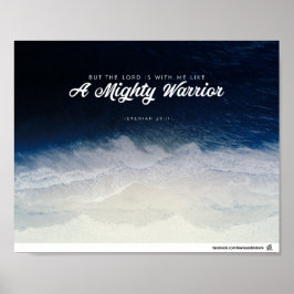 Póster Jeremiah 20:11 - Um poderoso guerreiro