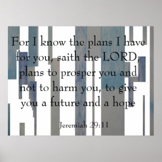Póster Jeremiah 29:11