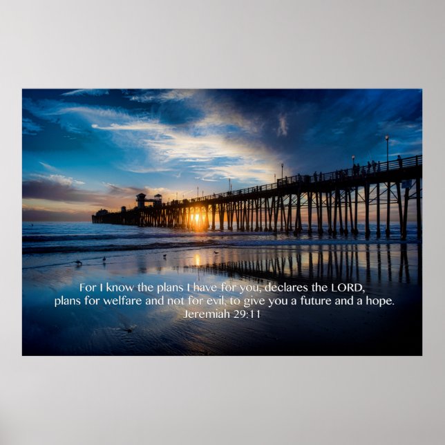 Póster Jeremiah 29:11 (Frente)