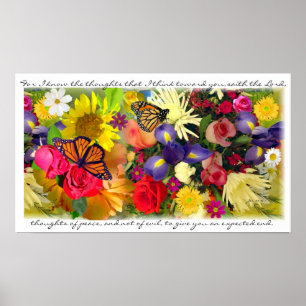 Poster Jeremiah 29:11 Art
