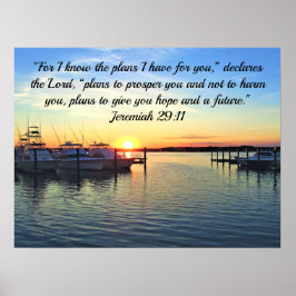 POSTER JEREMIAH 29:11 PLANEIA UMA SCRIPTURA FUTURA
