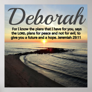 POSTER JEREMIAH 29:11 SOL PERSONALIZADO