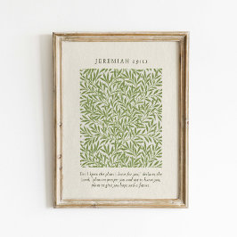 Poster Jeremias 29:11 Porque eu sei os planos
