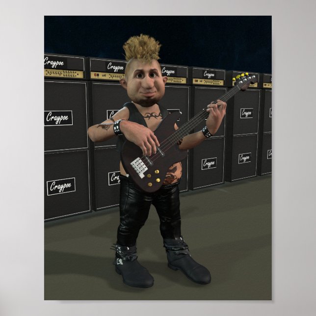 Poster Jerome "Boom" Bloom dos Pnksters (Frente)