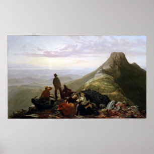 Poster Jerome Thompson Belated Party Mansfield Mountain